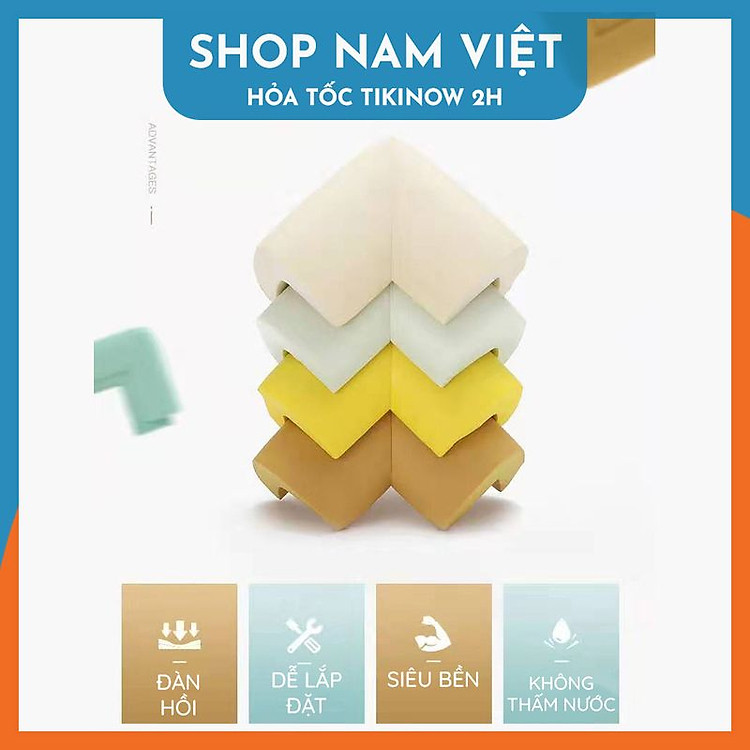 Bộ 4 Miếng Xốp Bọc Cạnh Bàn NAVIVU Chính hãng Giá rẻ - Hình ảnh 5
