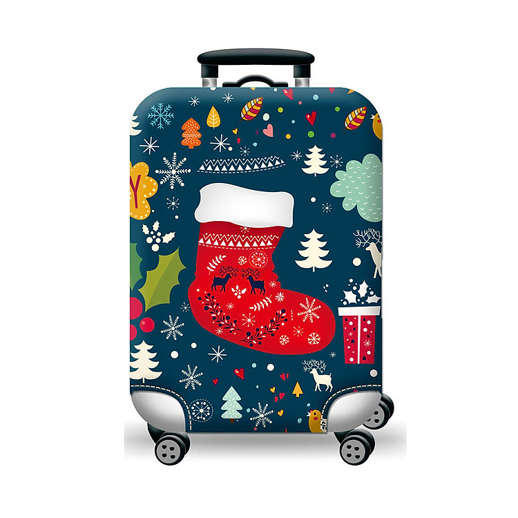 Túi bọc bảo vệ vali -Áo vỏ bọc vali - Ủng Giáng Sinh