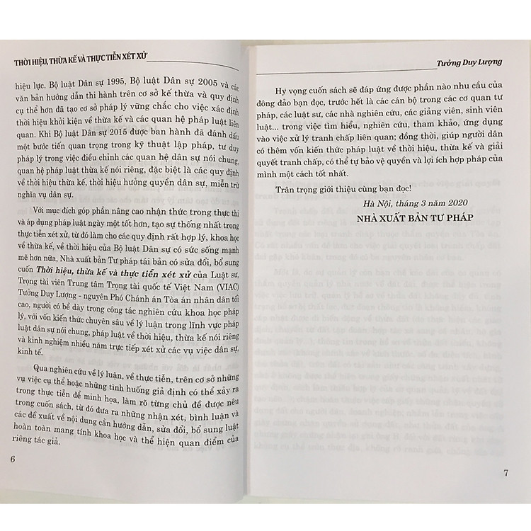 Thời Hiệu, Thừa Kế Và Thực Tiễn Xét Xử (Tái bản lần thứ nhất, có sửa đổi, bổ xung) - Ảnh 2