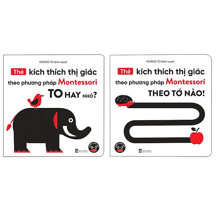 Thẻ Kích Thích Thị Giác Theo Phương Pháp Montessori (0 – 3 Tuổi)