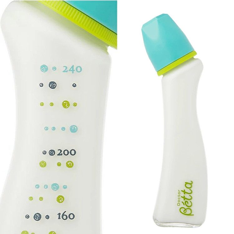 Bình sữa thủy tinh Betta Jewel G3 240ml Đảm bảo Ưu đãi - Hình ảnh 2