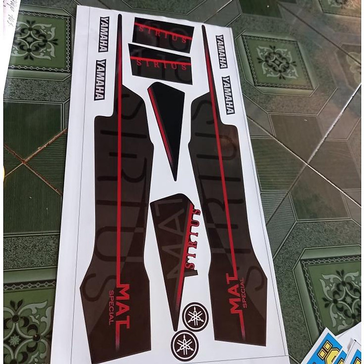 tem rời sirius đen chỉ đỏ