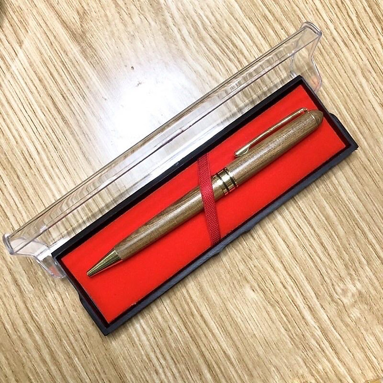 Bút Ký Gỗ Bách Xanh Nắp Xoay (PE994X) - Ảnh 3