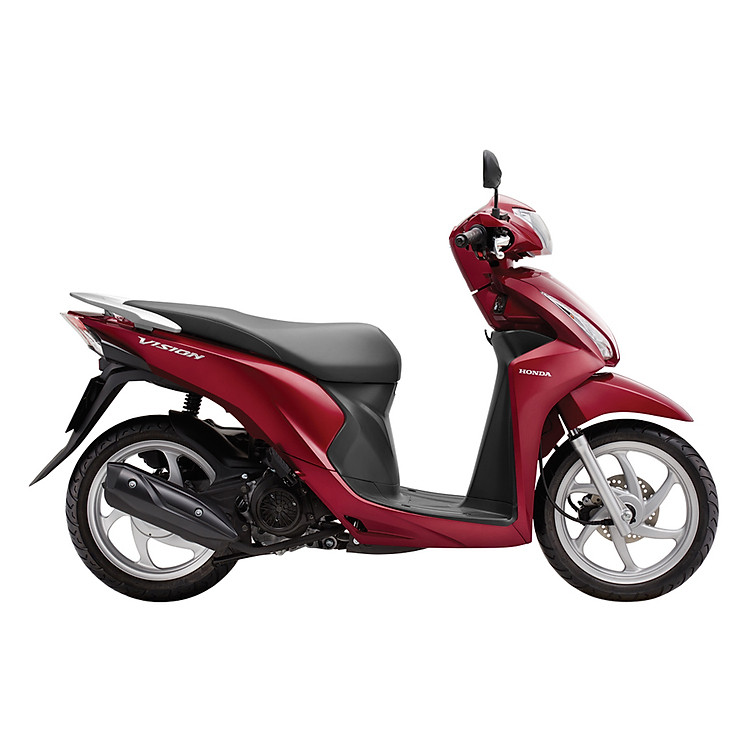 Xe Máy Honda Vision 2019 Phiên Bản Cao Cấp Smart Key - Đỏ nâu đen - Tặng Nón Bảo Hiểm, Bảo Hiểm Xe Máy, Thảm Xe Máy