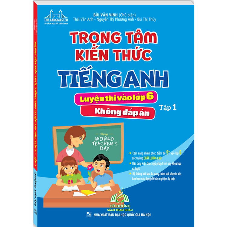 Luyện Chuyên Sâu Bộ Đề Thi Tiếng Anh Vào Lớp 6 – Tập 1