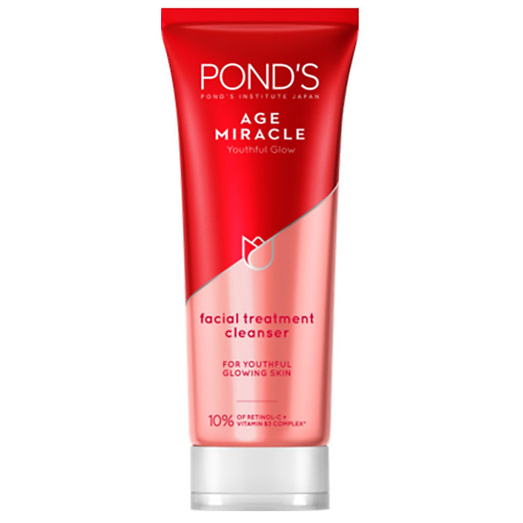 Sữa Rửa Mặt POND'S Dưỡng ẩm Chống lão hoá Dưỡng ẩm Làm sáng và đều màu da (100g)