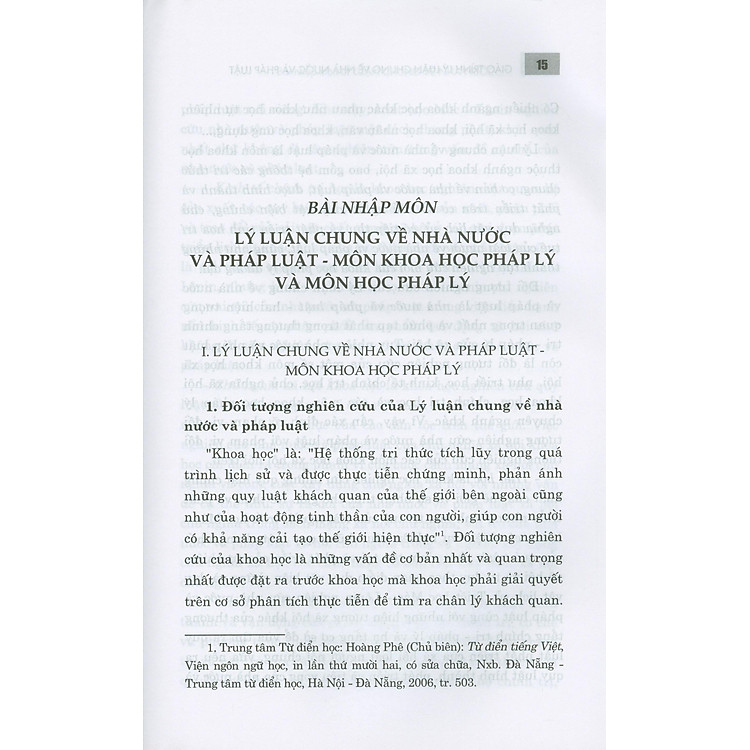 Giáo Trình Lý Luận Chung Về Nhà Nước Và Pháp Luật (Tái bản có chỉnh sửa, bổ sung) - Ảnh 6