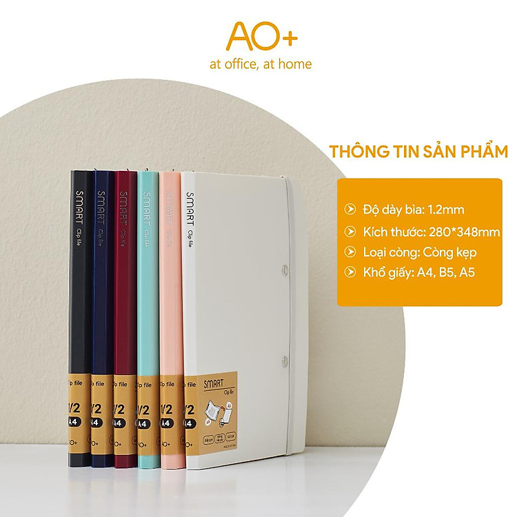 Bìa Kẹp Trình Ký Smart A4 Gập Thành A5 - Xanh Nhạt - Ảnh 7