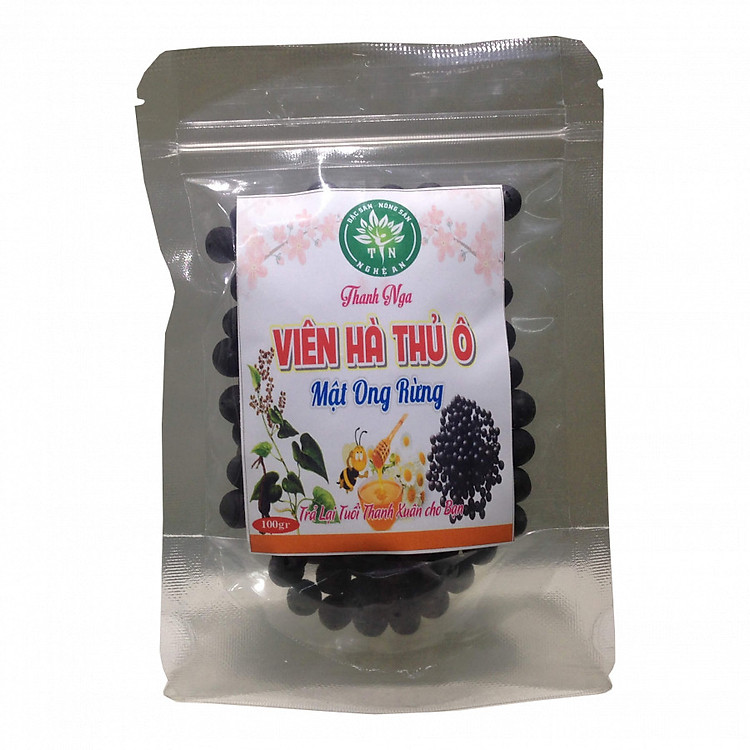 Viên hà thủ ô – mật ong rừng Thanh Nga 100g