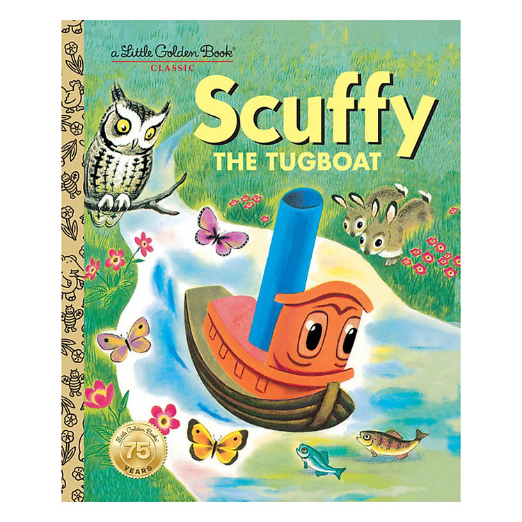 Sách Scuffy The Tugboat And His Adventures Down The River