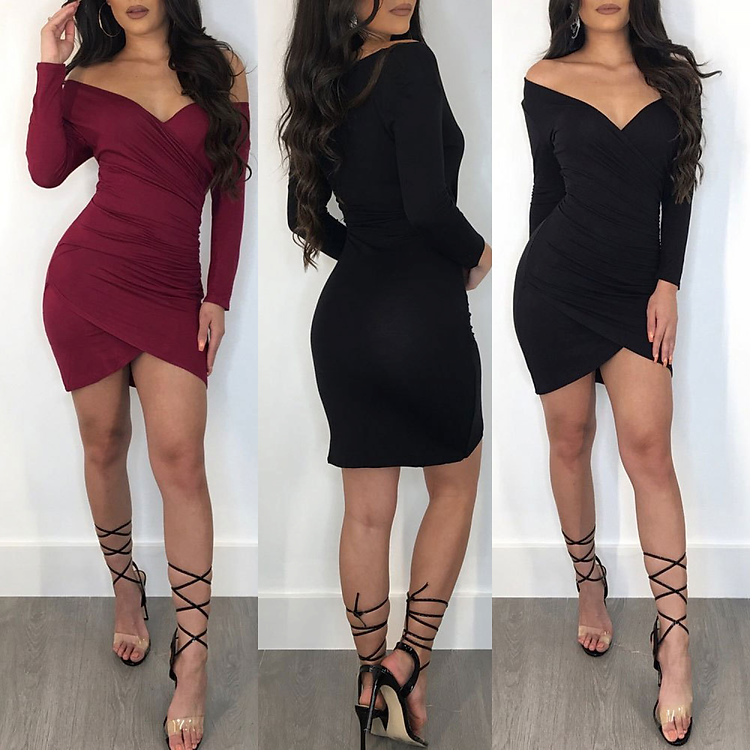 Black Dress Casual Pullover V Neck Tunic High Waist Korean Dresses Women A Line Summer Short Sleeve Fashion Young Ladies Office