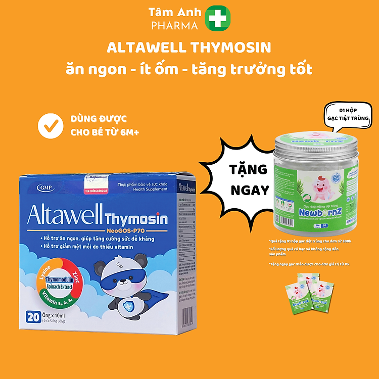 Tìm mua tại Avakids:Nơi Altawell Thymosin hỗ trợ bé ăn ngon Tin cậy, tràn ngập Khuyến mãi, Ưu đãi