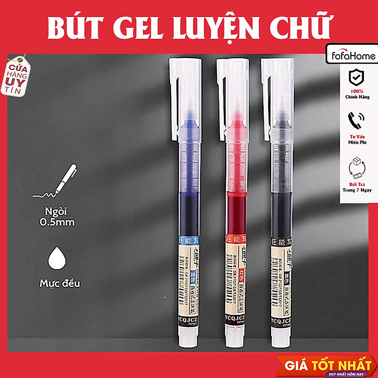 Bút Gel Luyện Viết Chữ (0.5mm) – Màu xanh