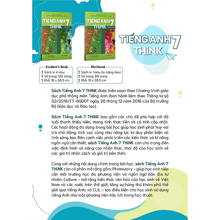 Giáo Khoa Tiếng Anh 7 THiNK - Ảnh 3