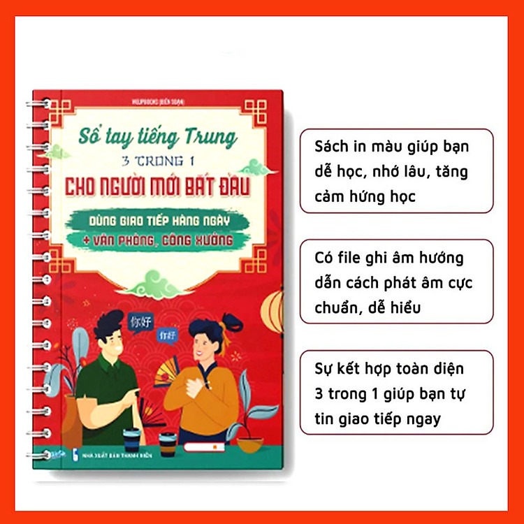 Sổ Tay Bắt Đầu Tiếng Trung 3 Trong 1 Biết Giao Tiếp Ngay Sau Khi Học - Ảnh 7