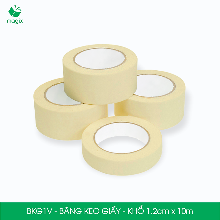 Block Băng Keo Giấy 1.2cm x 10m (12 cuộn) - Ảnh 5