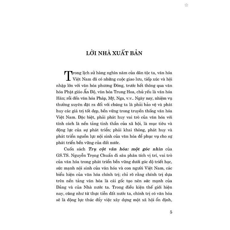 Trụ Cột Văn Hóa Một Góc Nhìn - Bản In 2024 - Ảnh 7
