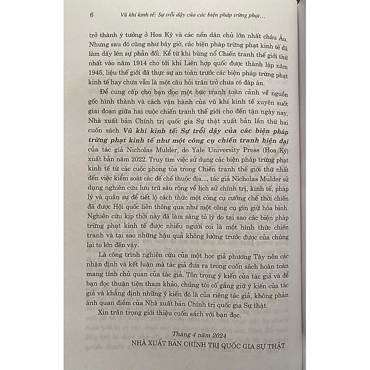 Vũ Khí Kinh Tế: Biện Pháp Trừng Phạt Hiện Đại - Ảnh 5