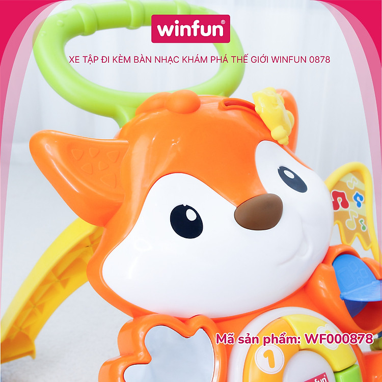 Xe tập đi bàn nhạc Winfun 0878-NL Chính hãng Tiết kiệm - Hình ảnh 5