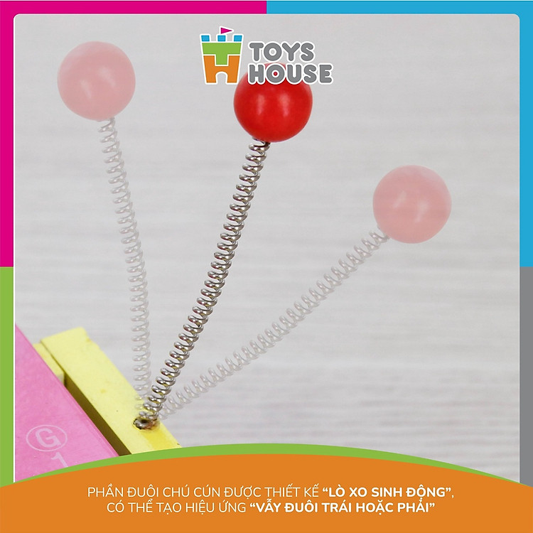 Đàn xylophone 8 phím xe kéo cún Chính hãng Giá rẻ - Hình ảnh 4