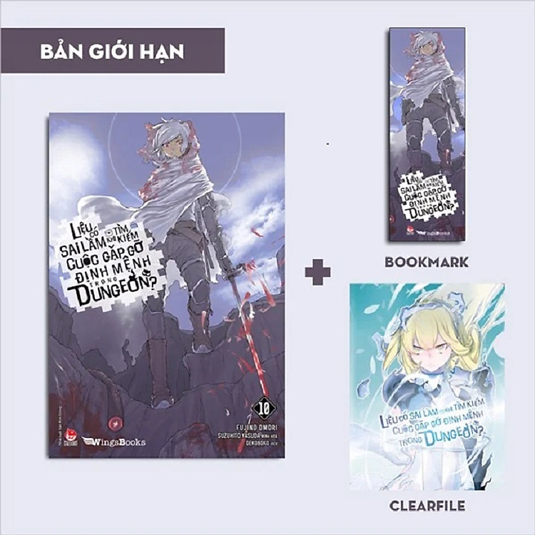 Sách - Liệu có sai lầm khi tìm kiếm cuộc gặp gỡ định mệnh trong Dungeon? - Tập 10