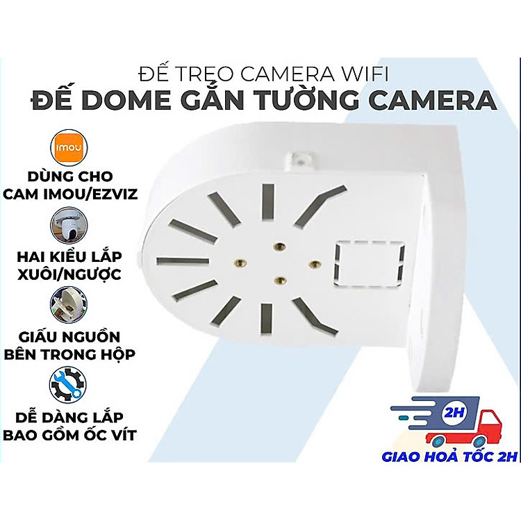 Chân đế gắn camera cho camera Ezviz, Imou,... - Gắn camera vào bất cứ đâu, tiện lợi, dễ dàng - Hàng Nhập Khẩu