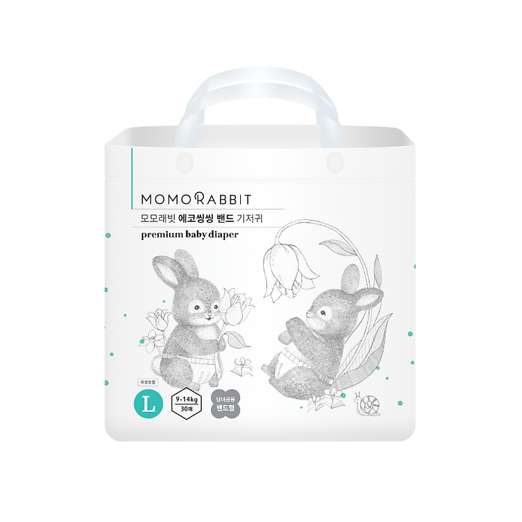 Bỉm dán Momo Rabbit size L Chính hãng Giá rẻ - Hình ảnh 2