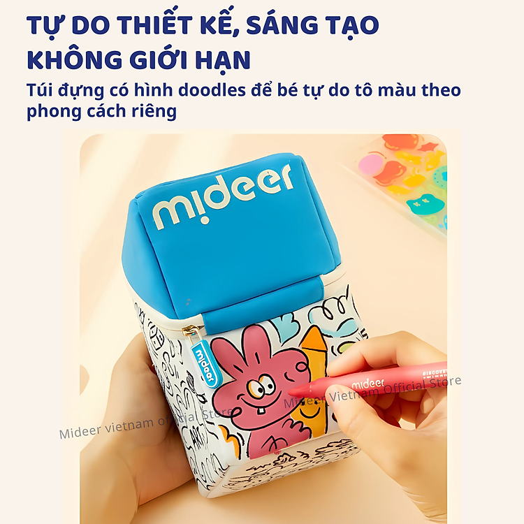 Bút màu Acrylic Mideer - Bộ 6 Chính hãng Giá tốt - Hình ảnh 5