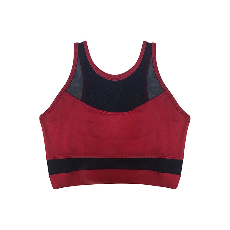 Áo Croptop Pha Lưới Chuyên Dụng Tập Gym, Yoga Và Các Hoạt Động Thể Thao Khác - Đỏ