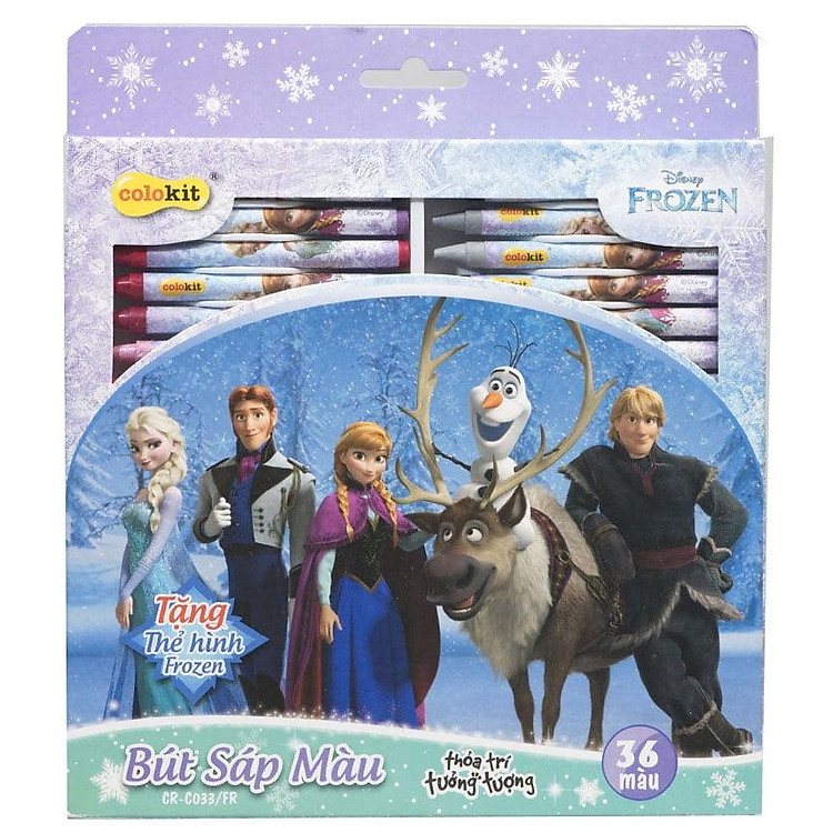 Bút sáp 36 màu Thiên Long CR-C033/FR