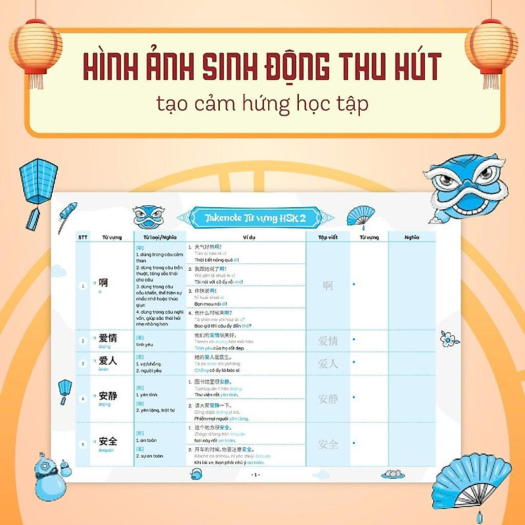 Takenote - Từ Vựng Hsk2 Tiếng Trung - Ảnh 5
