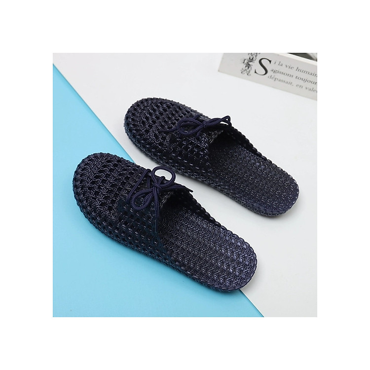 Dép sục tổ ong thoải mái đi mưa ( Màu đen)