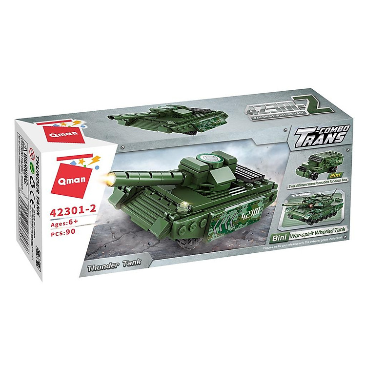 Bộ Đồ Chơi Xếp Hình Qman 42301 Chính hãng Tiết kiệm - Hình ảnh 4