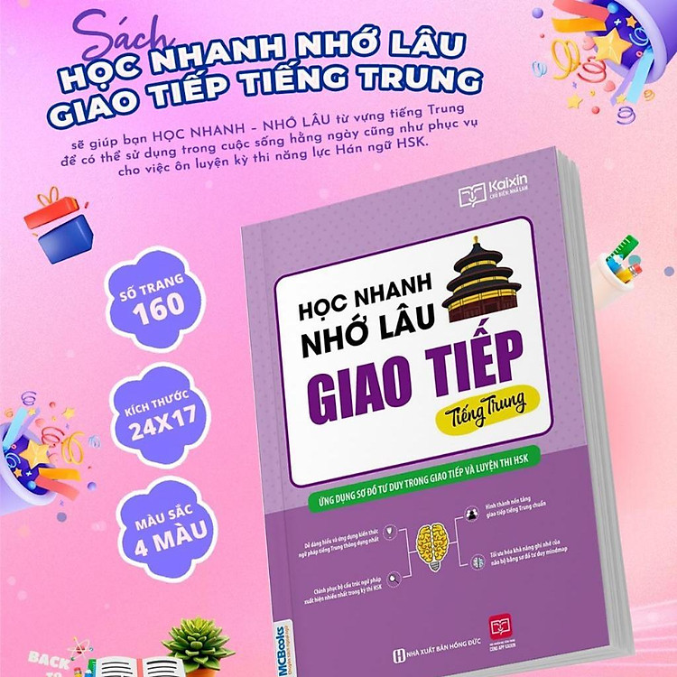 Học Nhanh Nhớ Lâu Giao Tiếp Tiếng Trung - Ứng Dụng Sơ Đồ Tư Duy Trong Giao Tiếp Và Luyện Thi HSK - Ảnh 2