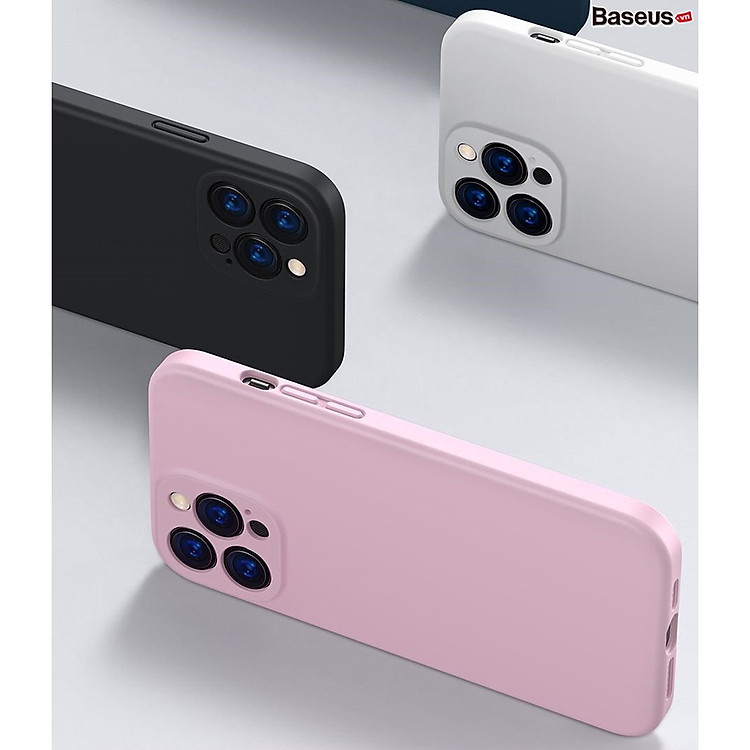 Ốp lưng dành cho iPhone 13 Promax/ 13/ 13 Pro Baseus Liquid Silica Gel Protective Case_ Hàng Chính Hãng