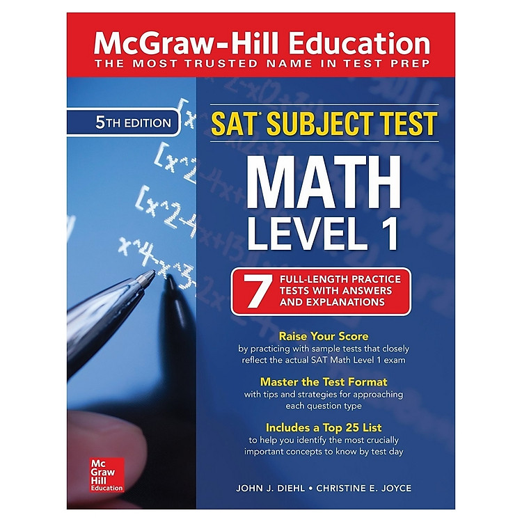 Mcgraw-Hill Education Sat Subject Test Math Level 1, Fifth Edition