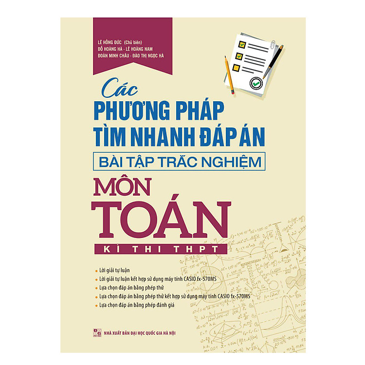 Sách Các Phương Pháp Tìm Nhanh Đáp Án - Bài Tập Trắc Nghiệm Môn Toán - Kì Thi THPT