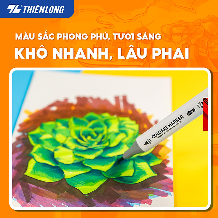 Bút Dạ 12 Màu Art Marker Thiên Long Colokit - Ảnh 4