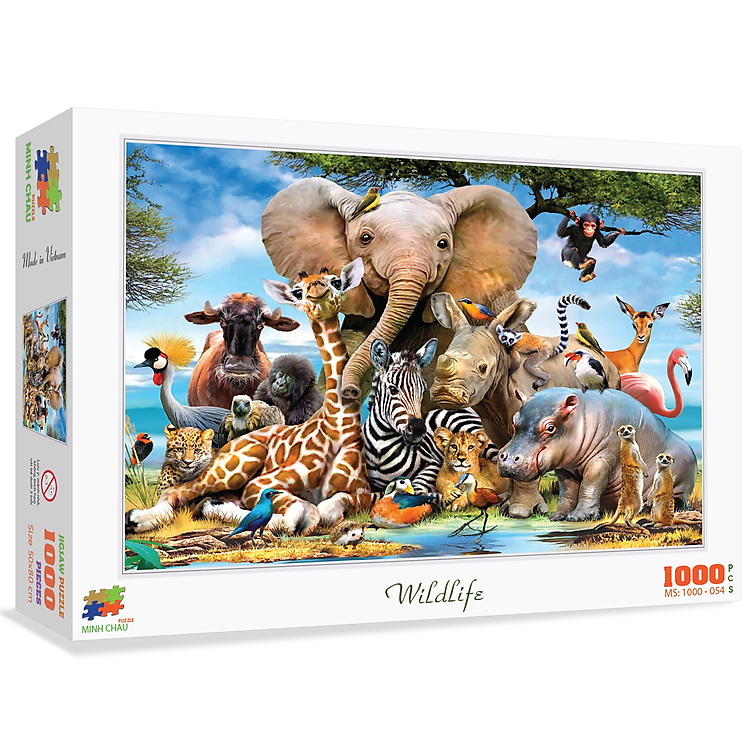 Mua tại MyKingdom: Bộ Tranh Xếp Hình Wildlife 1000 Mảnh - Ngập tràn khuyến mãi