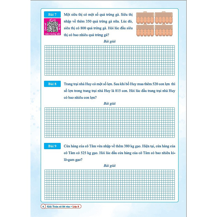 Giải Toán Có Lời Văn Lớp 1-2-3 - Toán Đố Lớp 1-2-3 - Ảnh 5