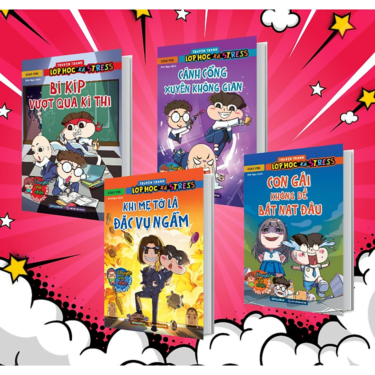Combo Truyện Tranh Lớp Học Xả Stress
