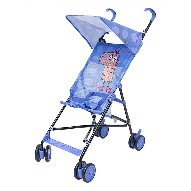 Xe Đẩy Em Bé Mesh Light Blue Binggio