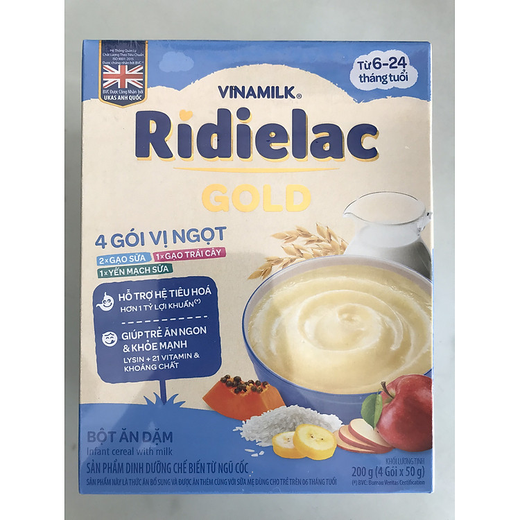 Bột Ăn Dặm Ridielac Gold 200g Tin cậy Giá tốt - Hình ảnh 3