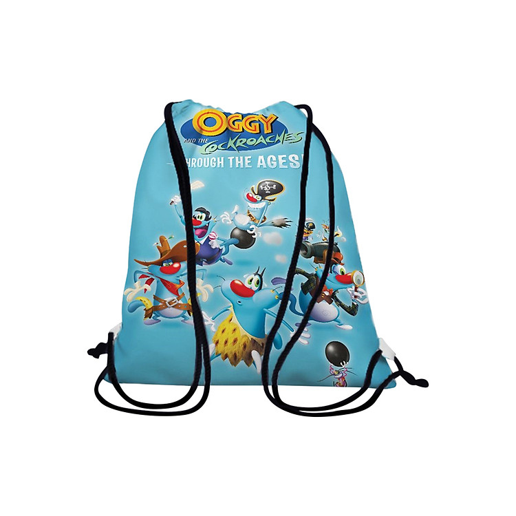 Balo Dây Rút Unisex In Hình Oggy