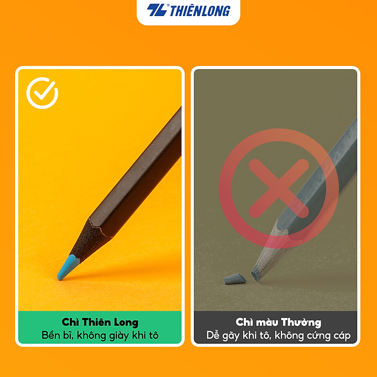 Bút Chì Màu Black Wood (12 màu) - Ảnh 5