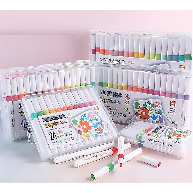 Bút Lông Tô Màu Crylic Marker (60 màu)