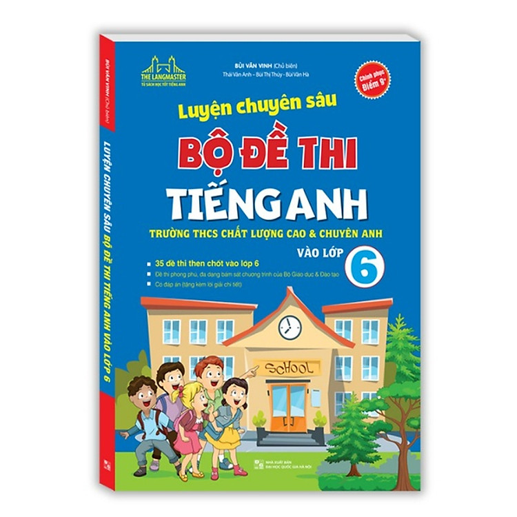 Sách - Luyện chuyên sâu bộ đề thi tiếng anh vào lớp 6