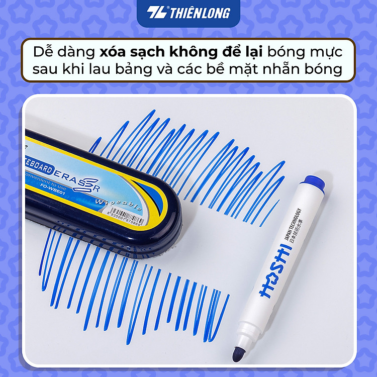 Bút lông bảng Hoshi Thiên Long WB-025/HS - Mực đỏ - Ảnh 6