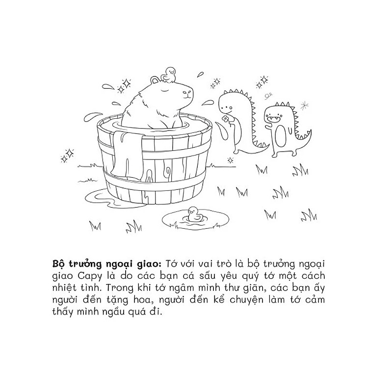 Tô Màu Chữa Lành - Don't Worry, Tớ Là Capy! - Ảnh 6