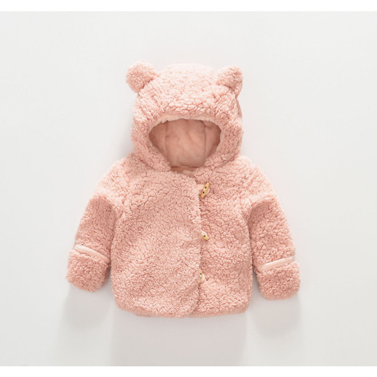 Áo Khoác Lông cừu Trẻ Em Siêu Ấm Mềm Mại, Siêu ẤM Cho Cả Bé Trai Và Bé Gái